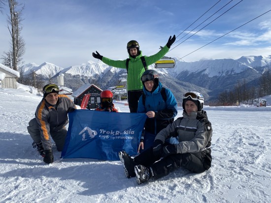 Красная Поляна, горнолыжный тур