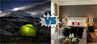 Палатка VS Номер в отеле