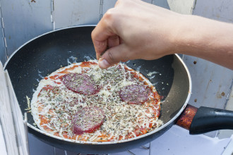 Как приготовить пиццу в походе